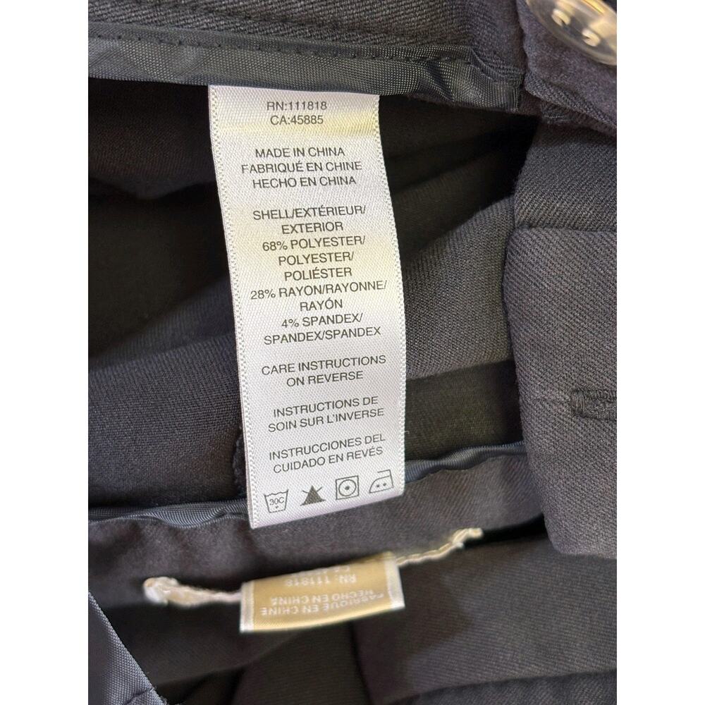 MICHAEL Michael Kors Dress Pants Womens 20W Black Twill Stretch Career Office - Picture 5 of 9